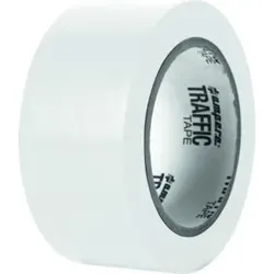A.M.P.E.R.E. Traffic Tape Standard 0,15 mm Dicke 50mm x 33m Weiß