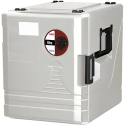 Transportbehälter 52 l beheizt lichtgrau