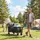 Outsunny Bollerwagen 80L faltbar schwarz