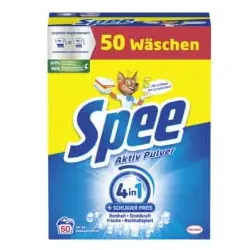 Spee Aktiv Pulver Waschpulver, 50 WL S50AP , 2,5 kg Packung, 50 Waschladungen