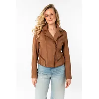 Mauritius Lederjacke mit Reißverschluss Modell 'Vintage Short', Anthrazit, XXXL