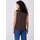 street one studio Damen, Jersey-Top mit Chiffon - 46