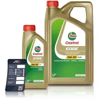 Castrol 6 L EDGE 5W-30 A5/B5 + Ölwechsel-Anhänger [Hersteller-Nr. 15F684]
