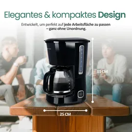 EMERIO Filterkaffeemaschine CME-125129.4 schwarz