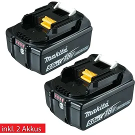 Makita Power Source Kit 18 V Li-Ion 2 x 5,0 Ah + DC18RC Ladegerät 197570-9