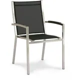 BEST Freizeitmöbel Marbella Gartenstuhl 57 x 64 x 93 cm schwarz 1 St.