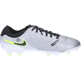 Nike Legend 10 Pro FG Herren Metallic Silver/Black-Volt 42