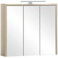Tchibo Spiegelschrank Sander 160302, weißeiche Dekor, 65 x 16