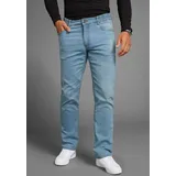 Arizona Dehnbund-Jeans "Paul", Herren, Gr. 74, N + U Gr, blau (bleached), Obermaterial: 81% Baumwolle, 17% Polyester, 2% Elasthan, Basic, bequem lang, Jeans, elastischer Dehnbund, Comfort-Fit, gerader Beinschnitt