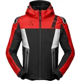 Spidi Warrior Motorrad Hoodie schwarz-rot, Größe 3XL