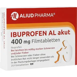 Aliud Ibuprofen AL akut 400 mg Filmtabletten 20 St.