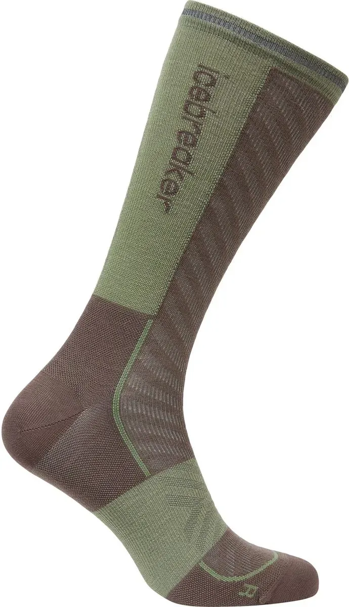 Icebreaker Men Merino Blend Run+ Ultralight Crew porcini/lichen (0NG) L