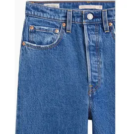 Levi's Damen Ribcage Straight Ankle Light Indigo-Worn IN, Jazz Pop, 25W / 29L