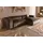 Massivmoebel24 Ecksofa 304x164x69 Ottomane rechts Cord taupe VALENCIA