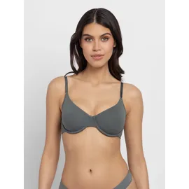 DORINA Bügel-BH "Noa", Damen, Gr. 90, Cup F, grün, Jersey, Obermaterial: 79% Polyamid, 21% Elasthan, bequem, BHs Bügel-BH, mit Schale, nicht gefüttert, mit Bügel, basic, elastisch, weich