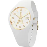 ICE-Watch Ice cocorico Eiffel Tower White - Weiße Damenuhr mit Silikonarmband - 023248