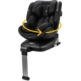 Osann Eno360 SL i-Size , drehbarer Kindersitz 40-150 cm, Reboarder mit Isofix und Standfuß – All Black