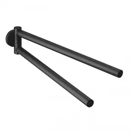 Herzbach Handtuchstange 2-armig Schwarz 23.818500.1.12