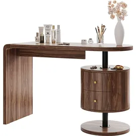 Vicco Schminktisch Lara Eiche rustikal 120 cm mit 2 Schubladen