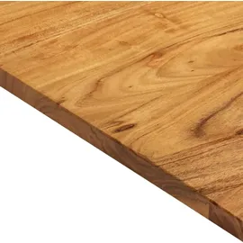 vidaXL Badezimmer-Waschtischplatte Massivholz Akazie 140x52x2,5 cm