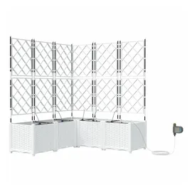 vidaXL Garten-Pflanzgefäß 5 pcs 42002924 x 0 x 0 cm Weiß