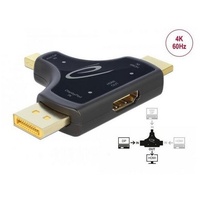 DeLock 3 in 1 Monitor Adapter with HDMI /