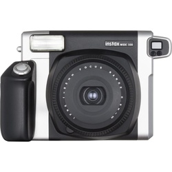 Fujifilm instax WIDE 300 instant camera +instax glossy (10pl), Sofortbildkamera, Schwarz, Weiss