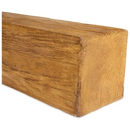 PROVISTON - PU-Balken Polyurethan 120 x 120 x 3000 mm Eiche Hell Deckenbalken Dekobalken