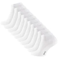 STARK SOUL® Essentials Sneaker-Socken 10 Paar in weiß | Gr.: 39-42
