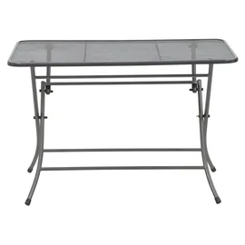 MWH Das Original Cafe Latte Klapptisch 110 x 70 x 72 cm eisengrau
