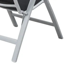Merxx Carrara Klappsessel 70 x 60 x 108 cm schwarz klappbar