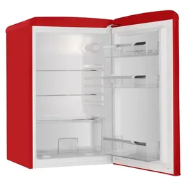 Amica VKS 15620-1 Retro-Kühlschrank (120 l, 875 mm hoch, Rot)