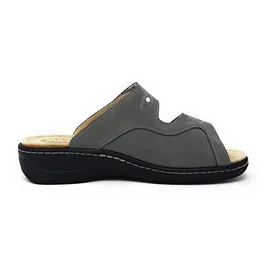 Hickersberger Milano Hallux Pantolette grau, Größe 39
