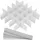ruhhy Schubladen-Organizer 4er-Schubladenteiler-Set Anpassbar Verstellbar Erweiterbar 7 cm Hoch 21707