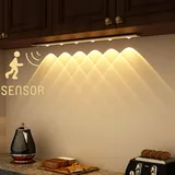 LED's light Akku LED-Unterbauleuchte, Bewegungssensor dimmbar 68cm 1,5W USB-C RGB warmweiß