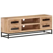 vidaXL TV-Schrank 110x30x40 cm Akazie Massivholz
