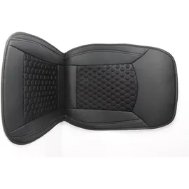 HP Autozubehör 19163 Sitzauflage Premium Sitzauflage Kunstleder Schwarz Fahrersitz, Beifahrersitz
