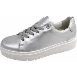 Gabor comfort Damen, sportlicher Schnürer in silber, Größe 7 | Gr.: 40,5
