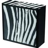 PAPERFLOW Aktenschrank Rollladenschrank easyoffice BxTxH 86x37,5x104cm Zebra