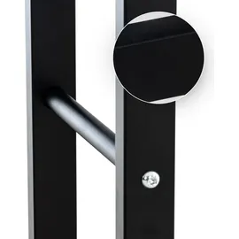 CLP Kaminholzständer Keri V2 Metall 25 x 40 x 100 cm Schwarz