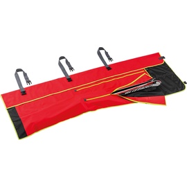 LEKI Alpine Ski Wrap Bag bright red-black-neonyellow 210 x 33 cm