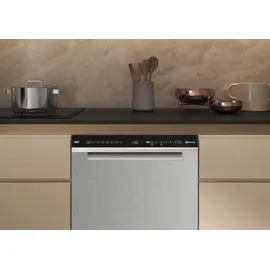 Bauknecht B7U HS51 X Einbau-Geschirrspüler (unterbaufähig, 598 mm breit, Edelstahl)