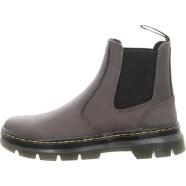 Dr. Martens Unisex Embury Gunmetal Saddleback Platform, Schwarz, 41 EU