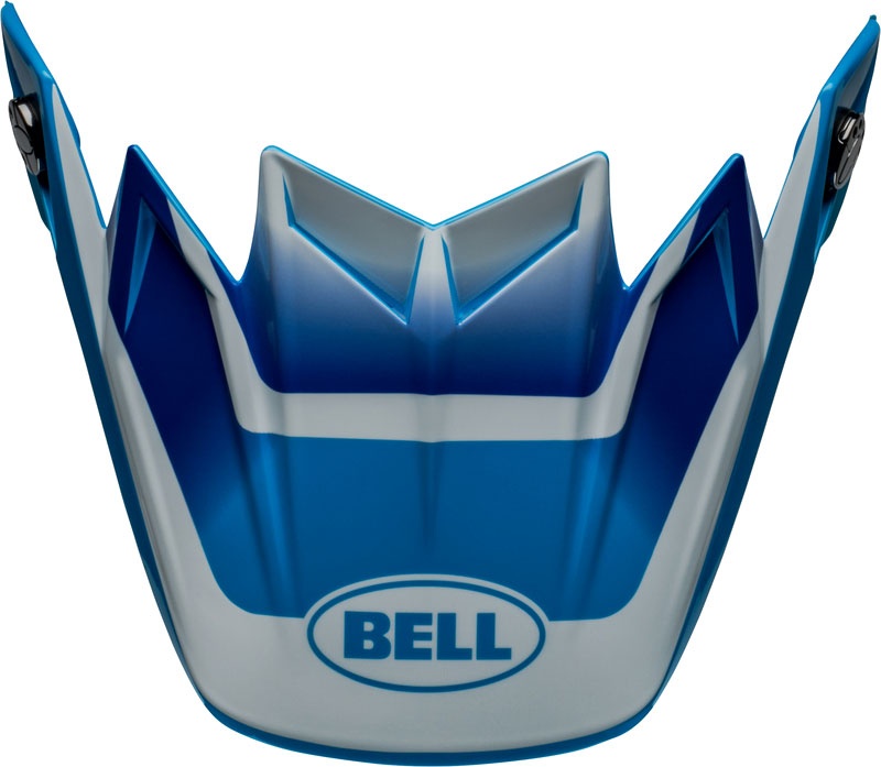 Bell Moto-9S Flex Rail, sommet du casque - Bleu/Blanc