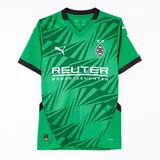 Puma Herren Sportshirt, BMG Away Jersey Replica with Sponsor XXL Grün, XXL