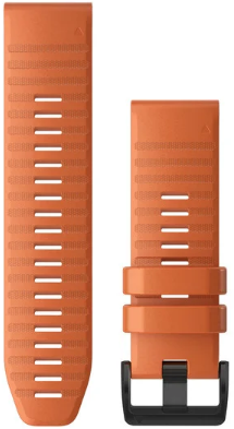 QuickFit-Armband 26mm Silikon-Dunkelorange