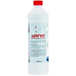 Sanit Rohr-Reiniger hochwirksam zum Reinigen der Abflüsse und Beseitigung von Verstopfungen auf flüssiger Basis, 1000 ml Flasche 3063