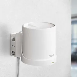 mobilefox Wandhalterung passend für TP-Link Deco X50 AX3000 Mesh WLAN Router Halter