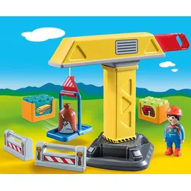 Playmobil 1.2.3 Baukran 70165