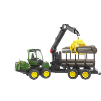 Bruder 02133 - John Deere 1210E Rückezug inkl. Holzgreifer